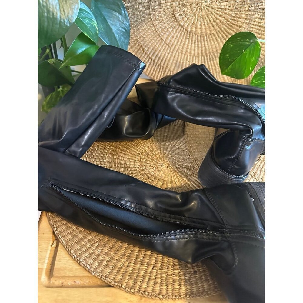 Women’s size 8 black long boots - Picture 10 of 10